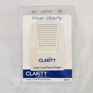 Clarity SR100 Super Loud Phone Ringer Amplified Call Alert New Sealed Package